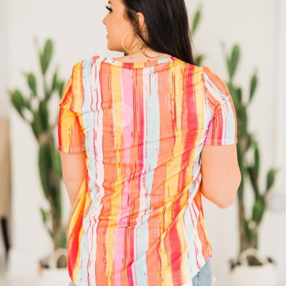 Hello Spring Multi Color Top - Picture 2 of 2